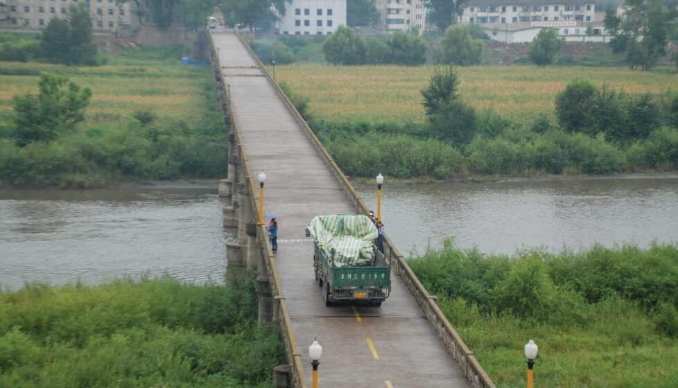 No man's land crossing north korea