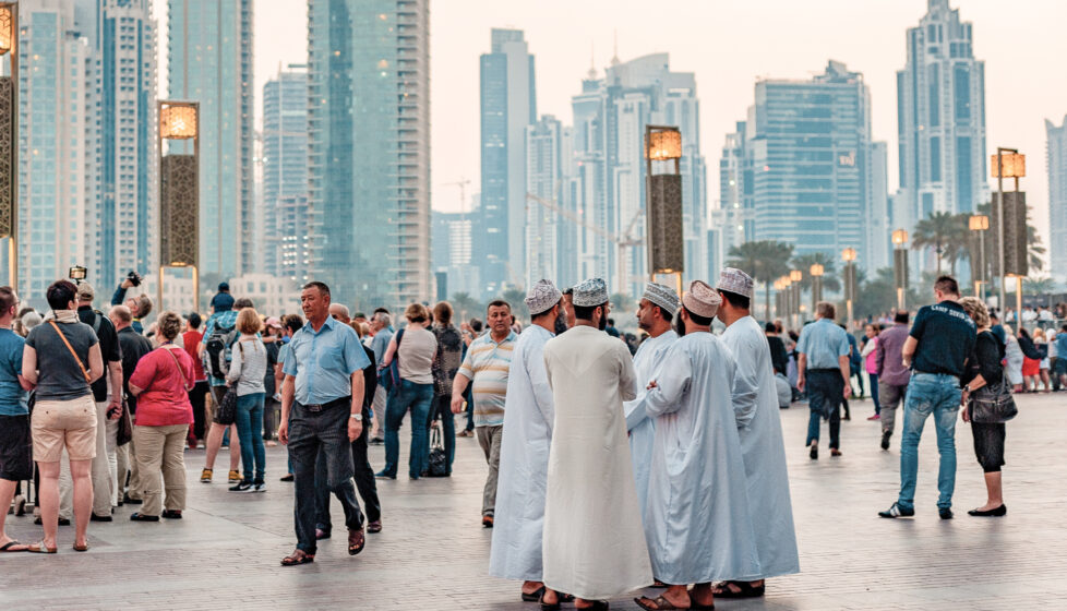 downtown in arabian penninsula country