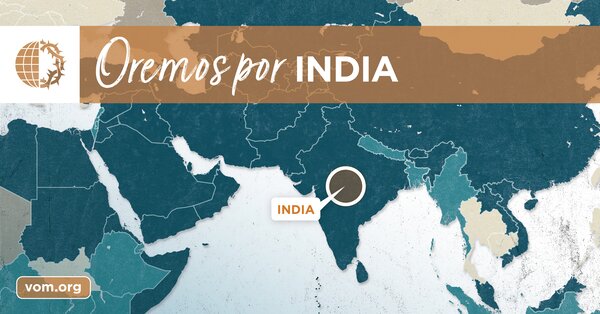 Map of India's location