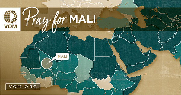 Map of Mali's location