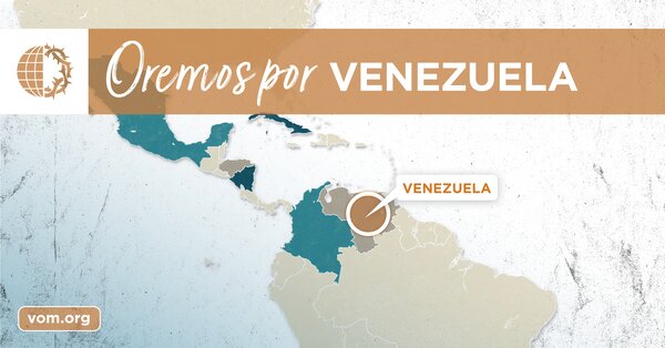 Map of Venezuela's location